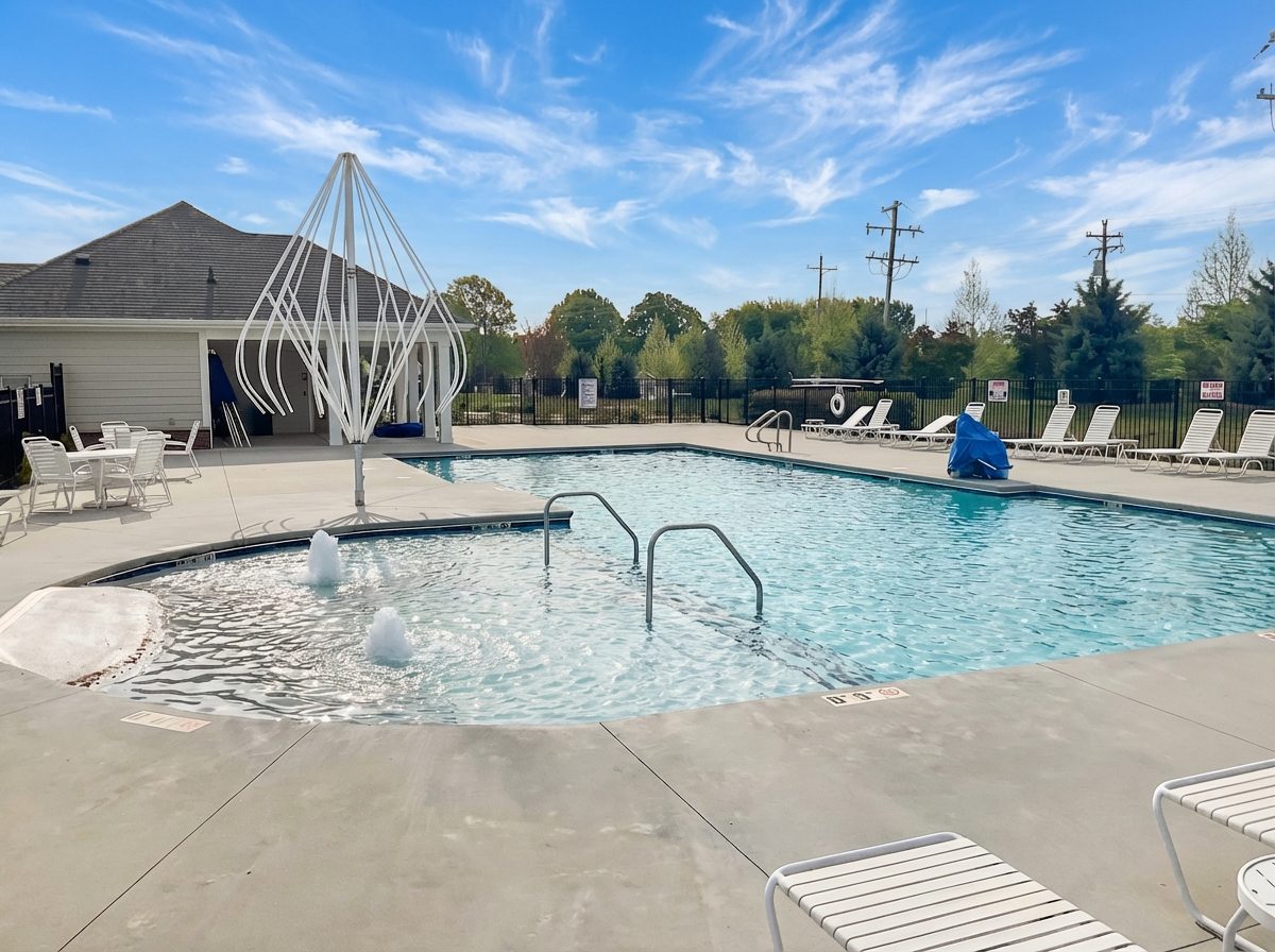 Community heated pool