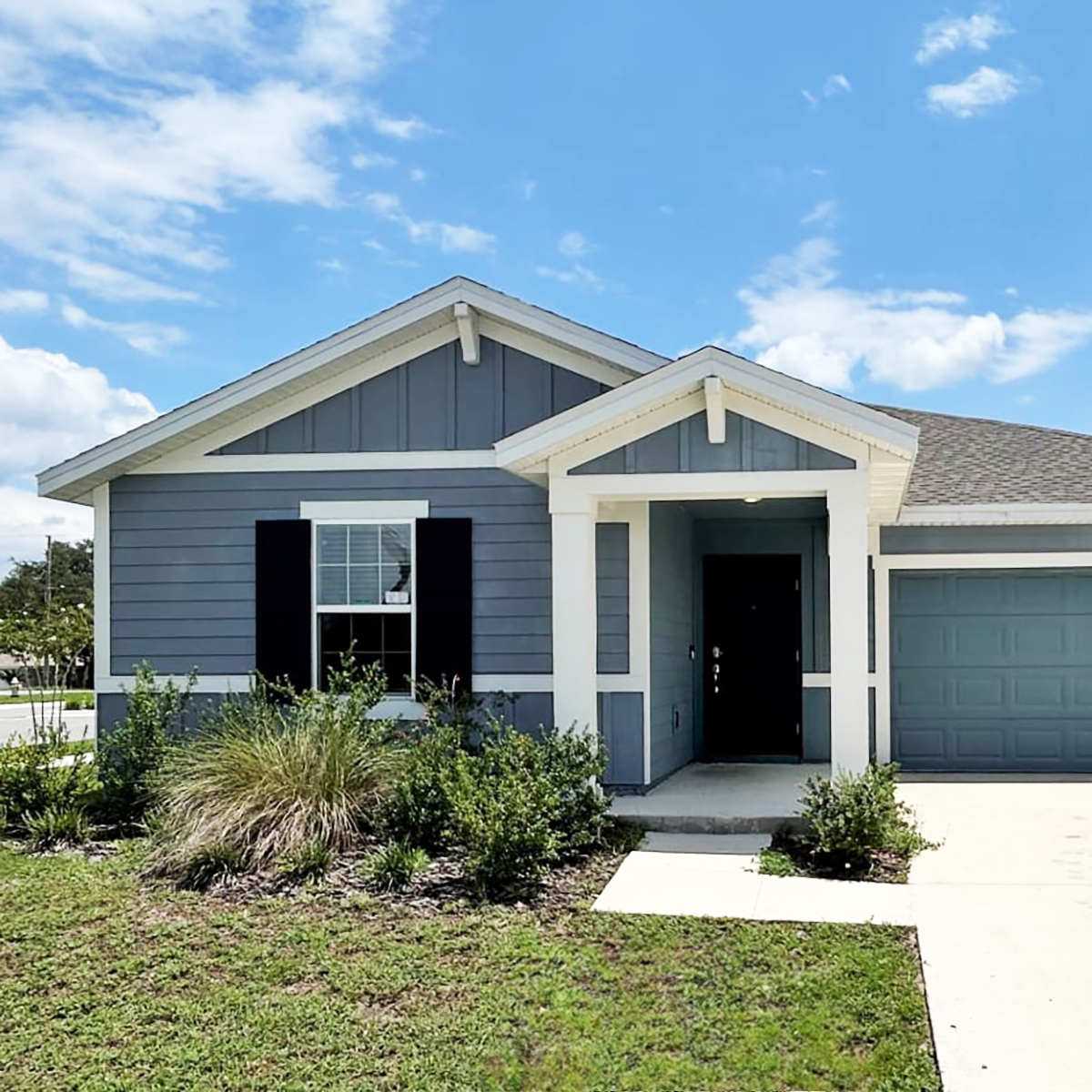 Attached 2-car garage