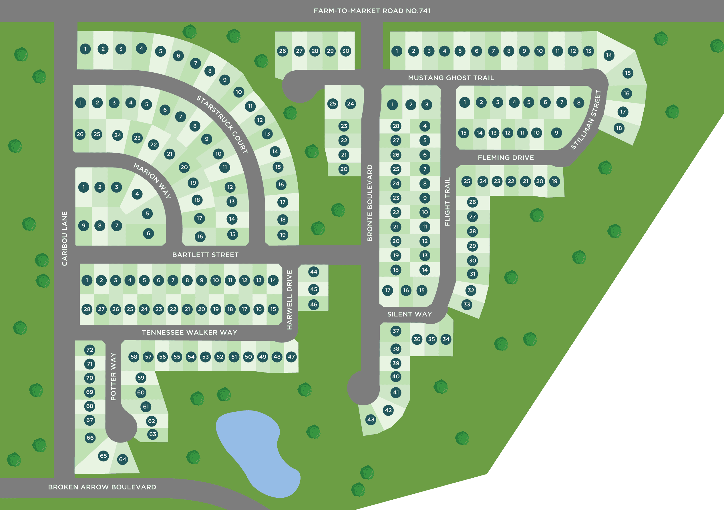 Eastland community site map