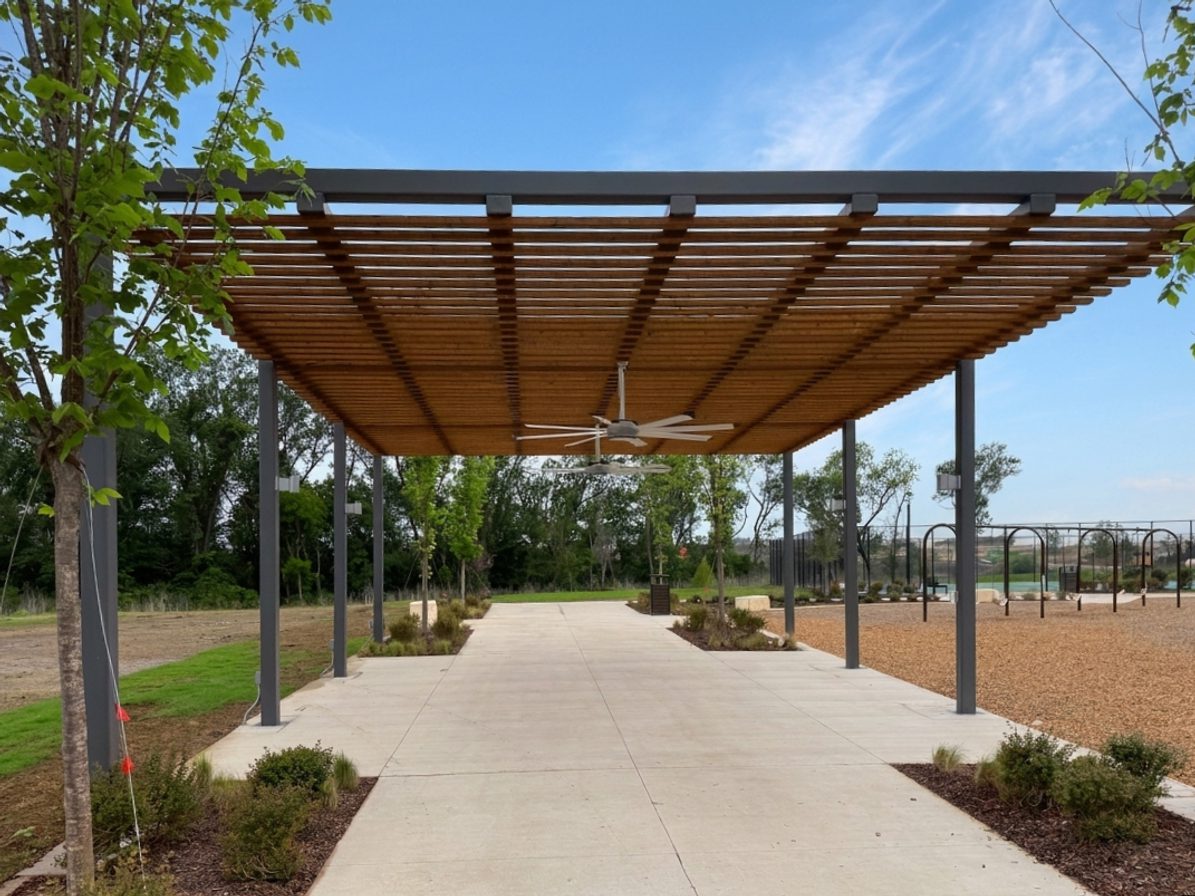 Covered pavilion