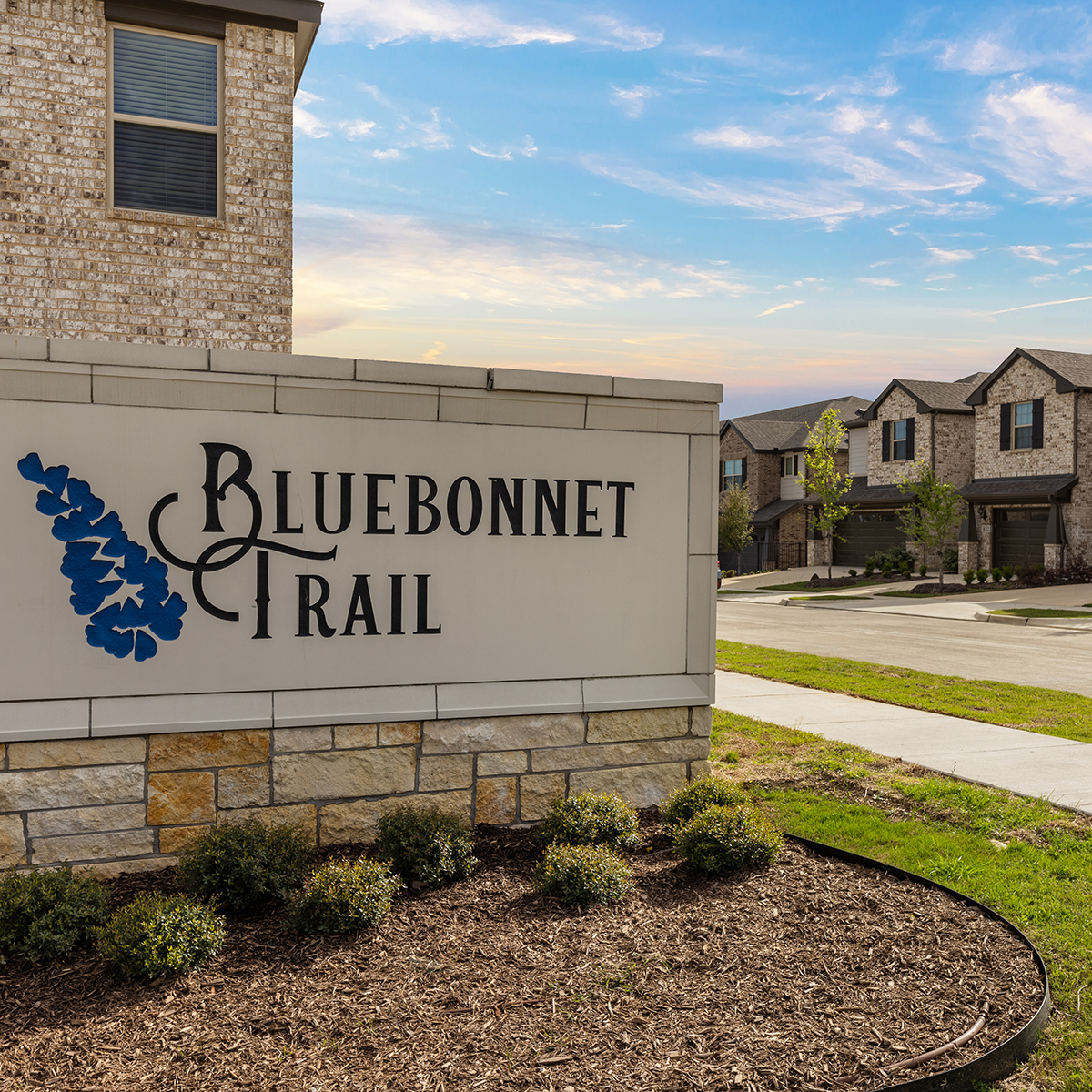 Bluebonnet Trail Townhomes_Photo Gallery_Monument Sign