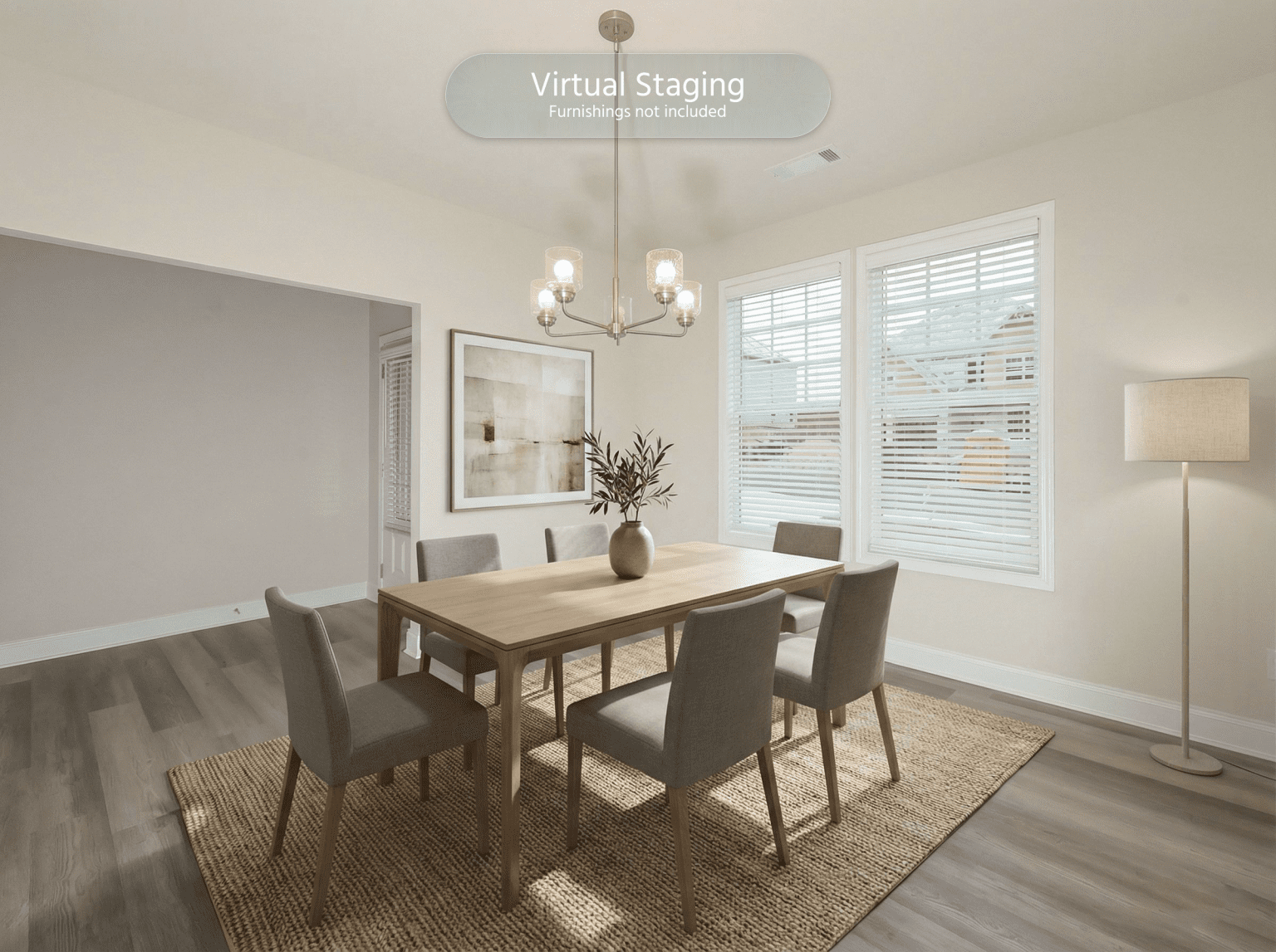 Virtual Staging Dining 1