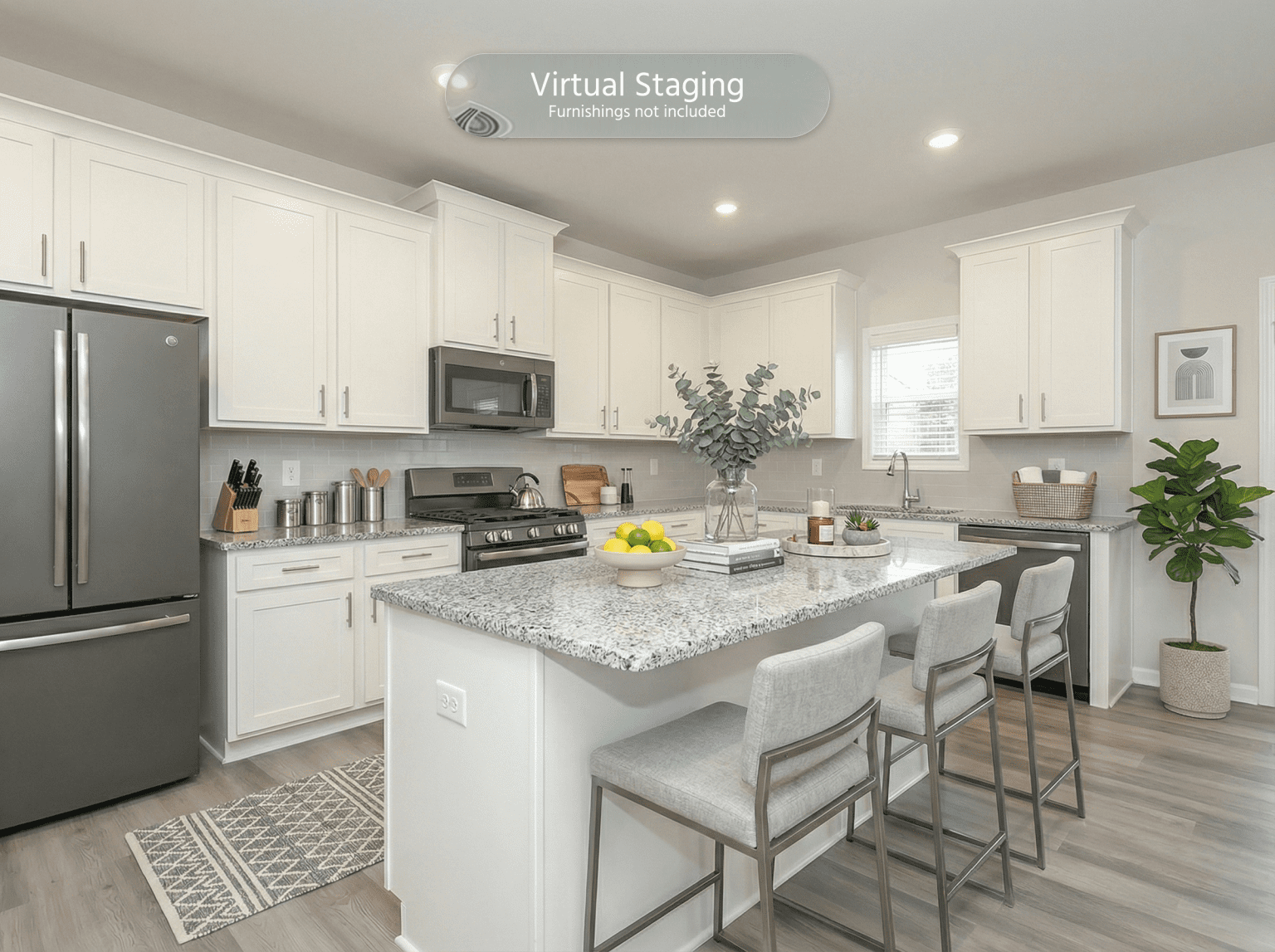 Virtual Staging Kitchen 1