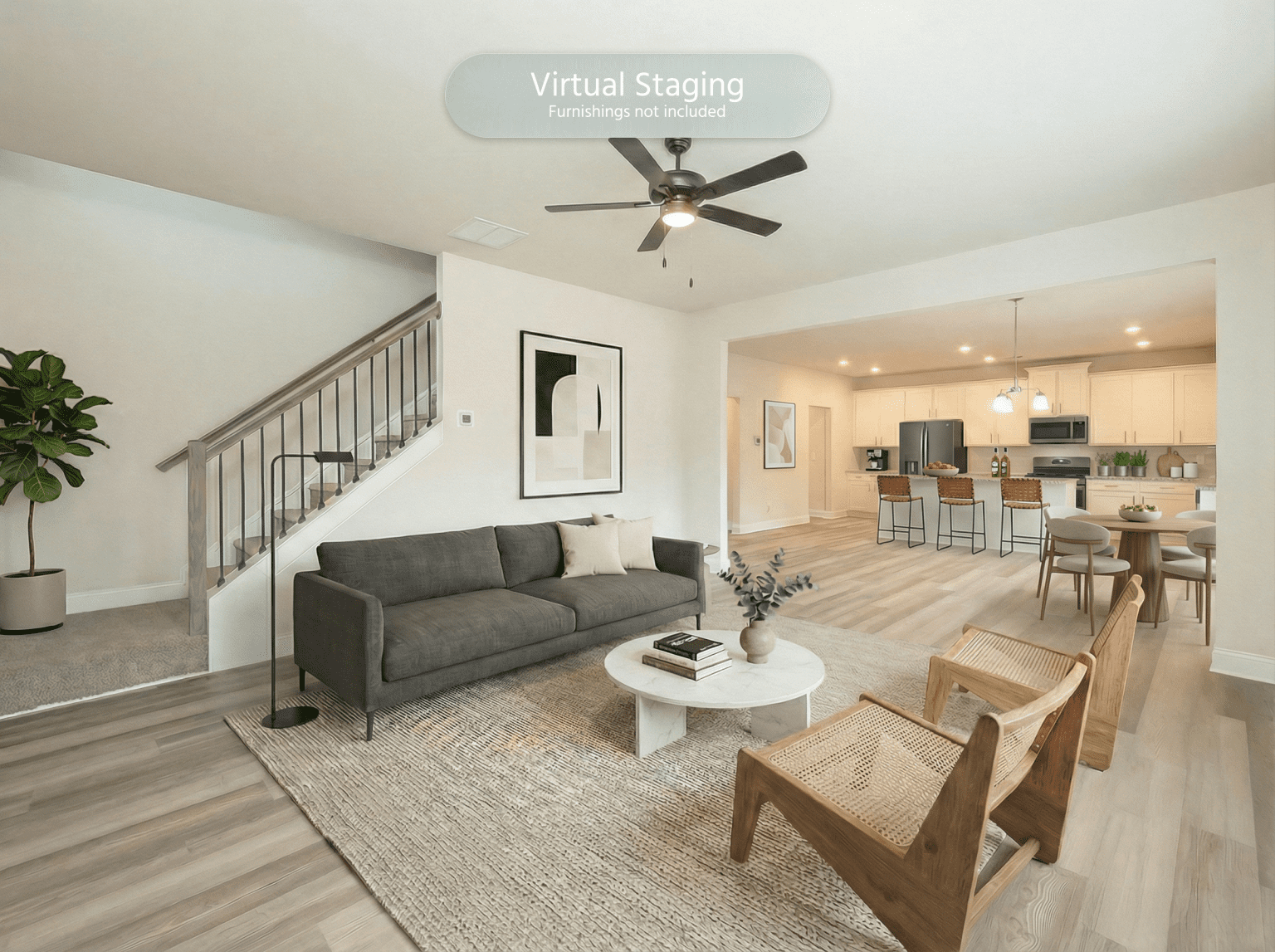 Virtual Staging Living 1